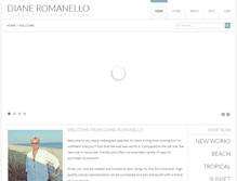 Tablet Screenshot of dianeromanello.com